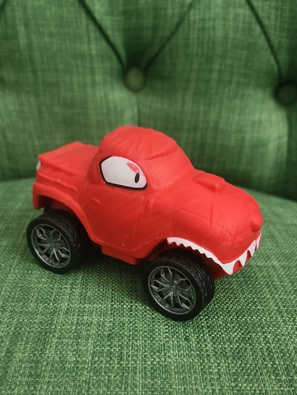 Red Monster Squishy Stretchy Toy Car